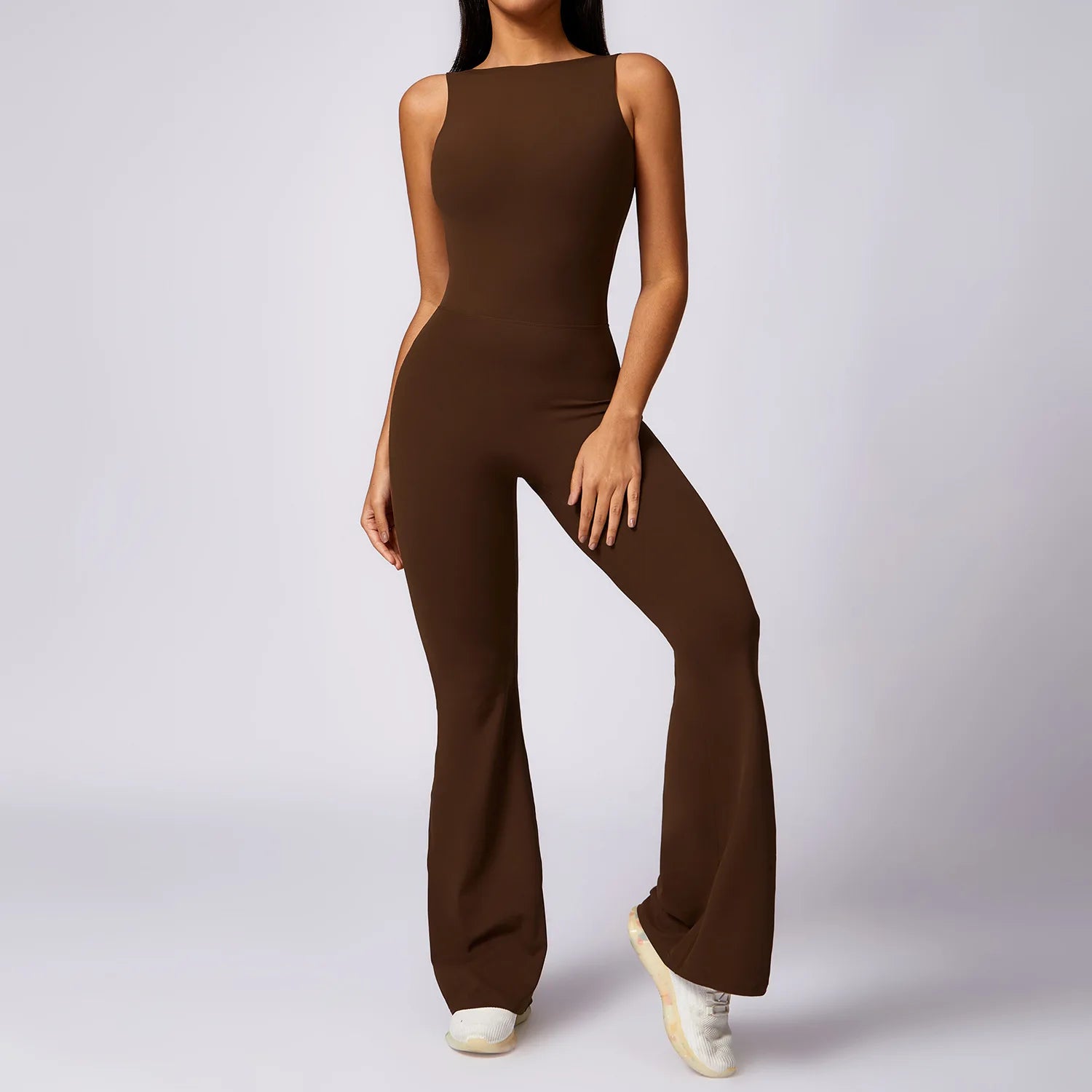 Women's Sports Jumpsuit | Push-Up Yoga Fitness Romper Stretch Bodysuit Gym Training Activewear