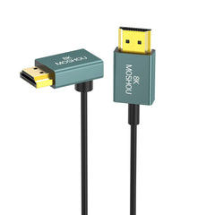 Ultra Thin 90-Degree HDMI 2.1 Cable 8K@60Hz / 4K@120Hz – Flexible Slim 2.4mm Cord for TV, HDTV & PS5