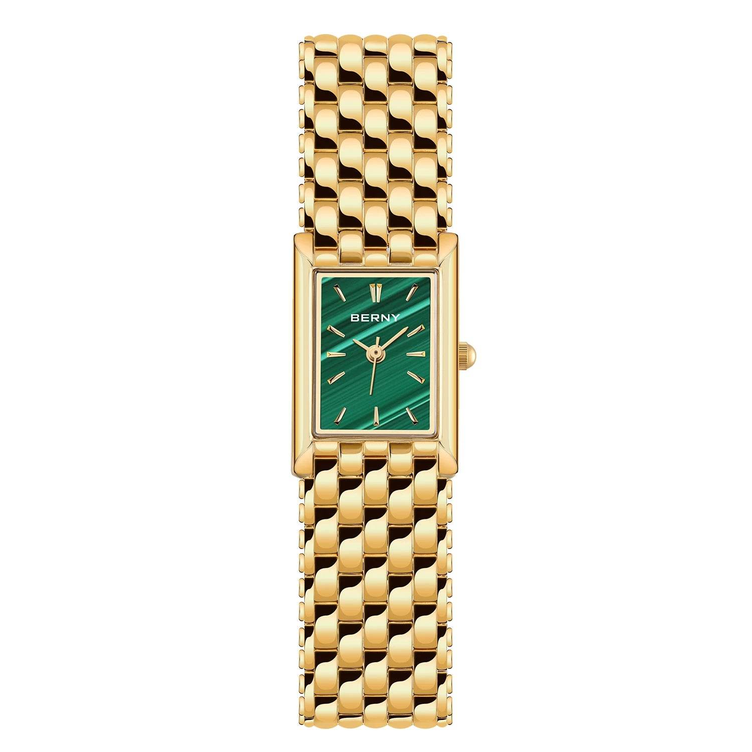 BERNY Golden Women’s Quartz Wristwatch - SnaggIt