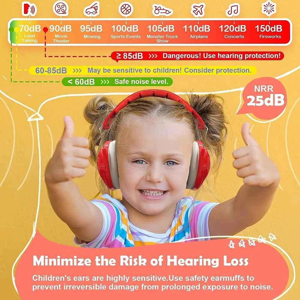 Kids earmuffs with padded headband – image 2