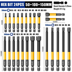 Professional Electrician Bit Set | S2 Steel Anti-Camout & Non-Slip Master Kit