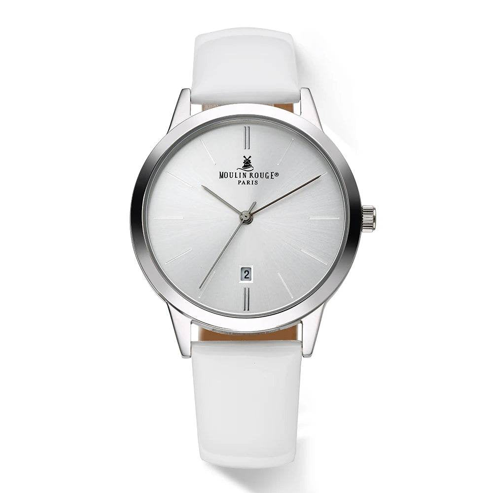 BERNY Women’s Leather Strap Quartz Watch - SnaggIt