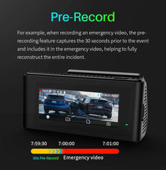 AI ISP 4K Dual Dash Cam | Sony Starvis Color Night Vision & GPS