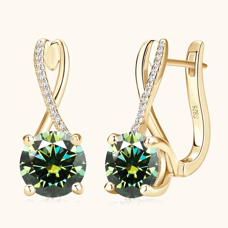 4CT Pink Moissanite Earrings - SnaggIt