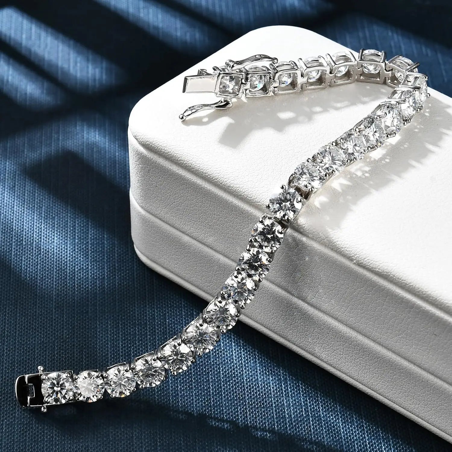 Full Moissanite Tennis Bracelet by Snagg A Bracelet