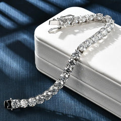 Full Moissanite Tennis Bracelet by Snagg A Bracelet