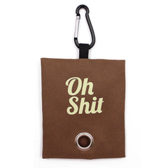 Premium Canvas Waste Bag Dispenser | Durable & Eco Friendly Travel Pouch