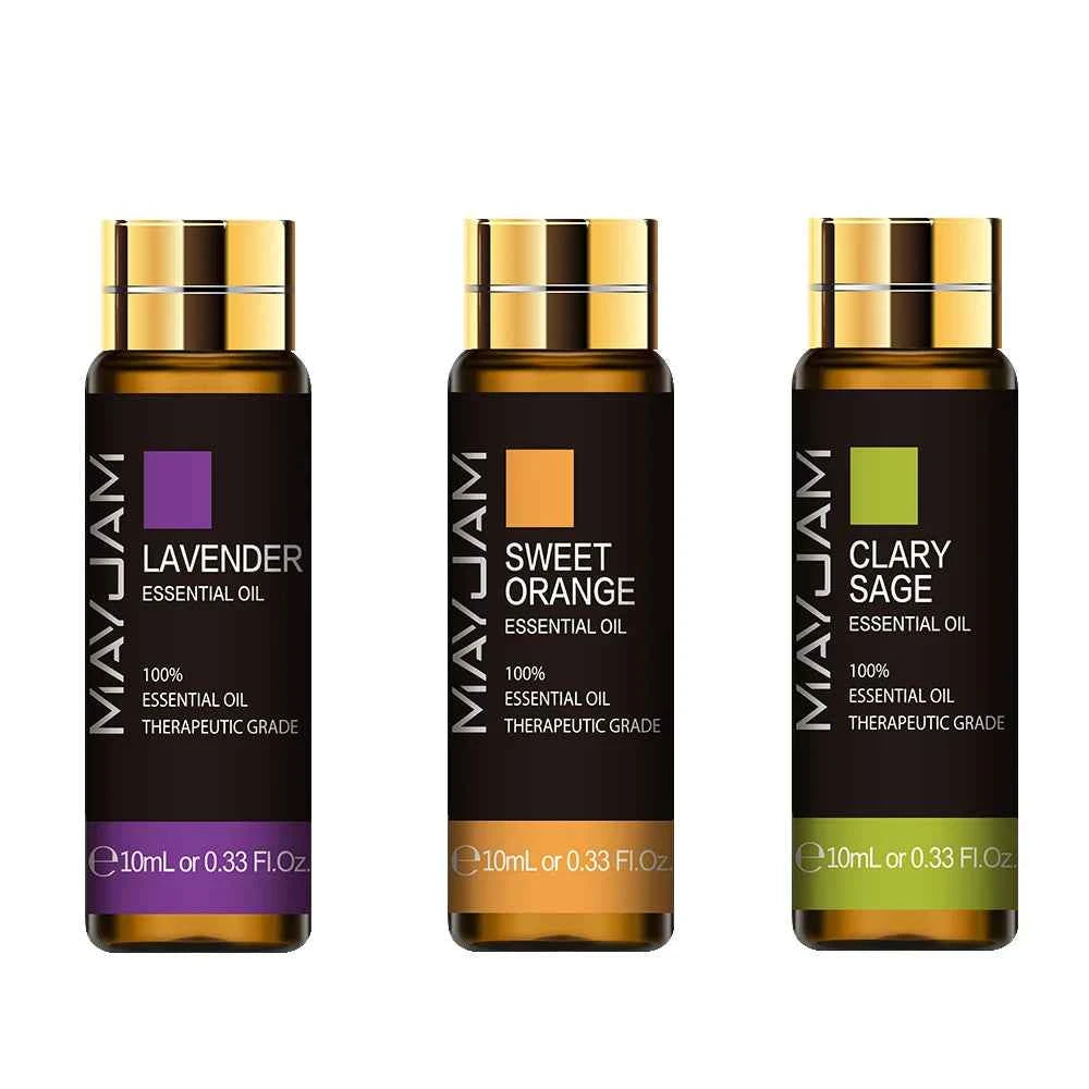 Professional Botanical 3 Piece Essential Oil Collections – 100% Pure Plant Extracts in 10ml & 30ml Configurations
