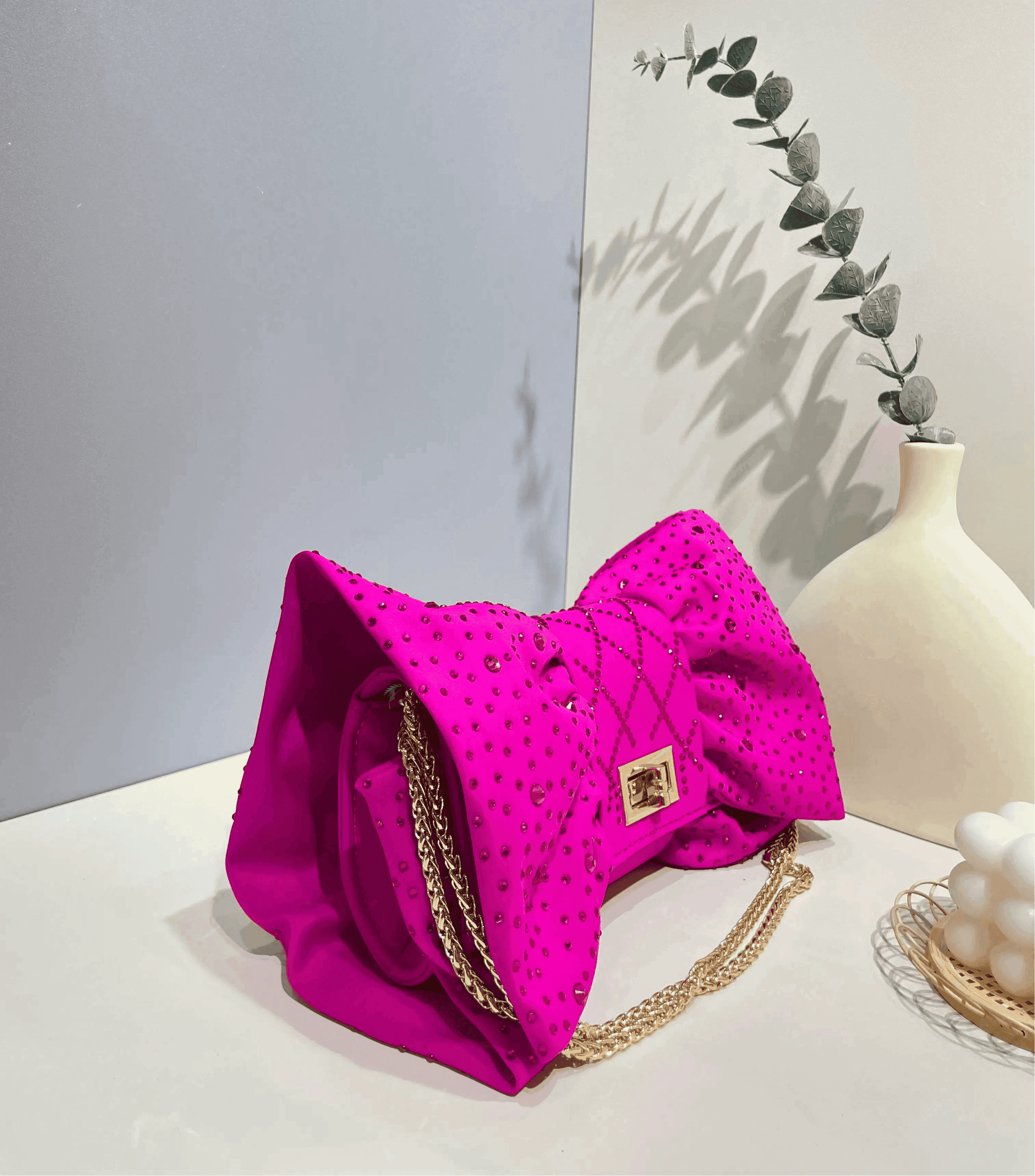 Butterfly Rhinestones Evening Clutch - SnaggIt