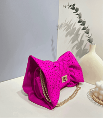 Butterfly Rhinestones Evening Clutch - SnaggIt
