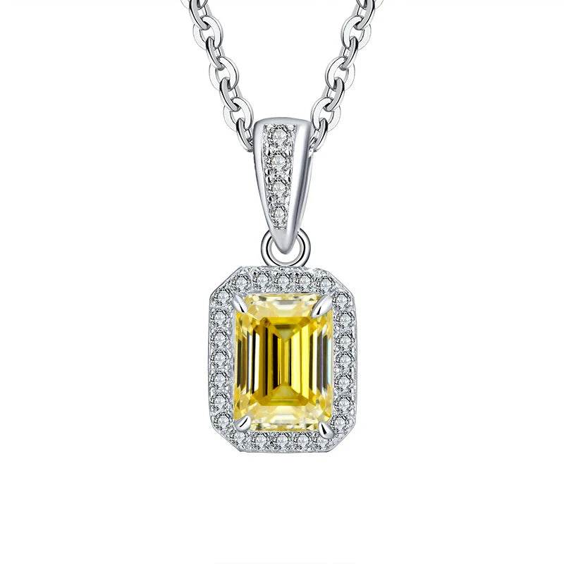 5×7MM Moissanite Pendant Necklace - SnaggIt