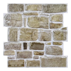 3D Faux Stone Tile Stickers - SnaggIt