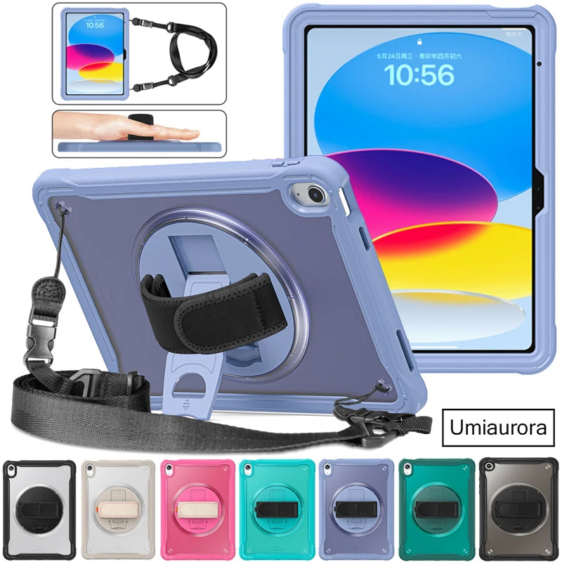 Shockproof Armor Case For IPad 7th 8th 9th 10.2 10th Gen 10.9 Air2 Pro 9.7 by Snagg An iPad Case