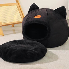 Deep Sleep Winter Cat Cave Bed - SnaggIt
