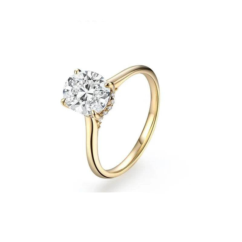 2ct Oval Moissanite Ring - SnaggIt