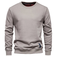 Heavyweight Crew Neck Sweatshirt | Premium Cotton-Blend Thermal Pullover