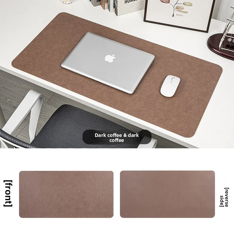 Retro Cowhide Leather Desk Mat for Desktop & Office Use by Snagg A Mouse Pad