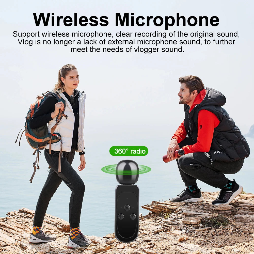 5K Action Camera – 30M Waterproof Sports Cam with Touch LCD by Snagg A Portable Camera