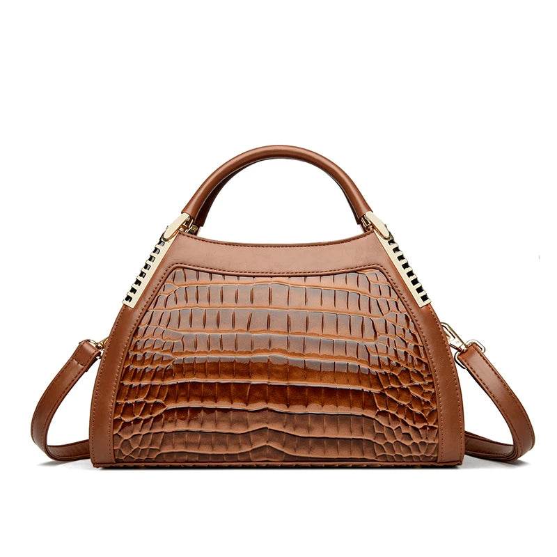 Alligator Patent Leather Crossbody Shoulder Bag - SnaggIt