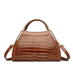 Alligator Patent Leather Crossbody Shoulder Bag - SnaggIt