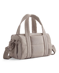 Women's Quilted Gym & Travel Duffle Bag – Yoga Mat Carrier with Wet & Dry Pocket for Sport & Weekend (18L)