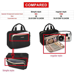 2-Piece Multifunction Makeup & Cosmetic Bag Set – Large Capacity Portable Travel Organiser for Women