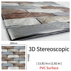 Imitation Brick & Cobblestone Wall Stickers by Snagg A Wall Sticker