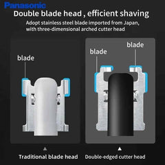 Elite Precision Ear and Nose Hair Trimmer – High-Torque Vacuum Cleaning System & Dual Edge Blade Technology