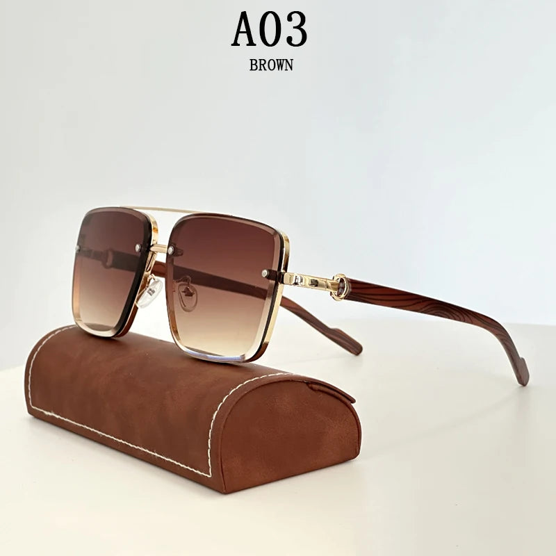 Luxe Vintage Square Sunglasses by Snagg A Shades