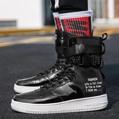 Punk Style High-Top Boots by Snagg A Shoes