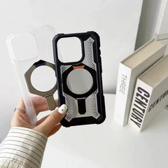 Shockproof Kickstand Rugged Armor MagSafe Case – for Apple iPhone 15 Series - Phone Cases & Covers