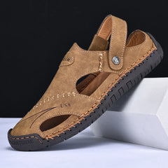Handmade Men’s Leather Sandals by Snagg A Slipper