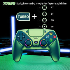 RH-5188 RGB Wireless Controller - Full Hall Effect & Programmable Precision for PS5
