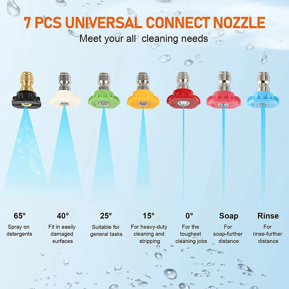 4000 PSI Spray Gun with Nozzles & Foam Lance Kit by Snagg A Foam Cannon