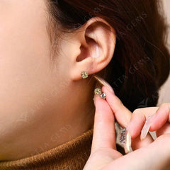 0.5CT Colored Moissanite Stud Earrings - SnaggIt