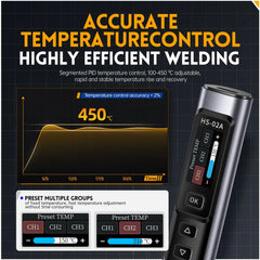 HS-02 Smart Soldering Iron by Snagg A Soldering Station