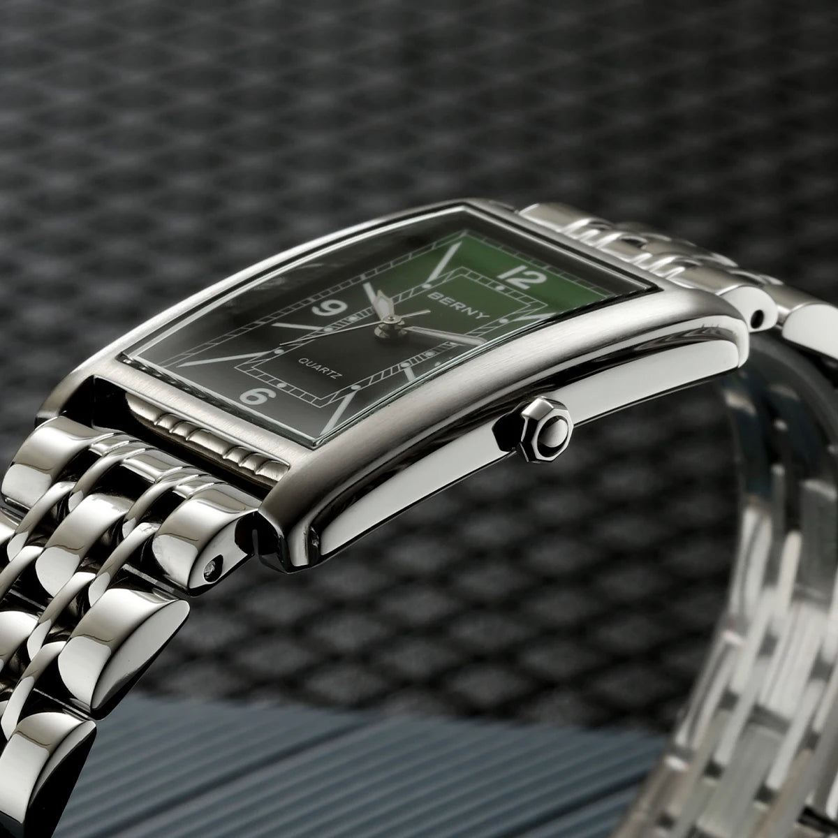 Rectangular Luxury Quartz Watch by Snagg A Watch