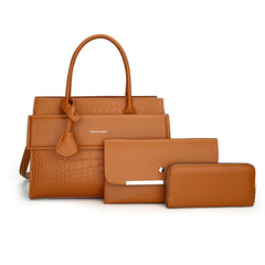 PU Leather Shoulder Tote by Snagg It Purses