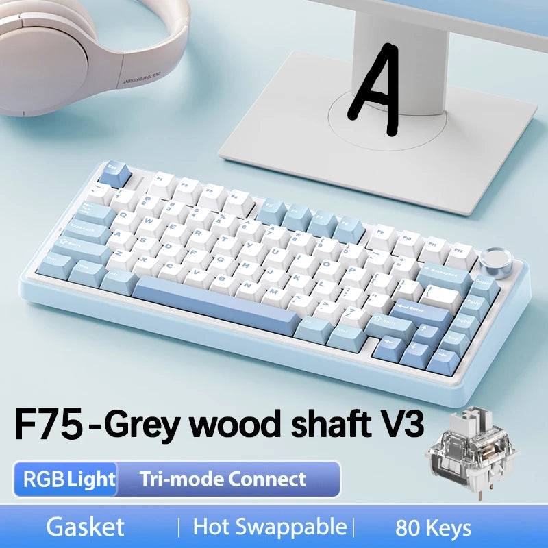 75% Wireless Mechanical Keyboard for a Premium Gaming Experience by Snagg A Keyboard