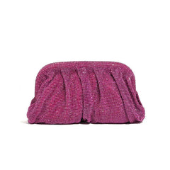 Shiny Rhinestone Crystal Fold Evening Clutch by Snagg It Purses