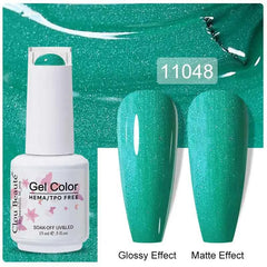 Professional 15ml HEMA & TPO Free Gel Polish – High-Performance Red & Multi Tone Semi Permanent Varnish
