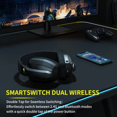 Wireless Gaming Headset 2.4GHz & Bluetooth Connectivity with Mic for PS5, PS4, PC & Mac by Snagg A Gaming Headset