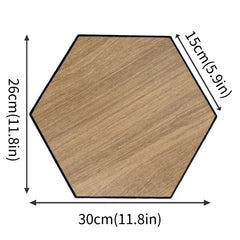 10 PCS Wood Grain Wall Stickers by SnaggIt