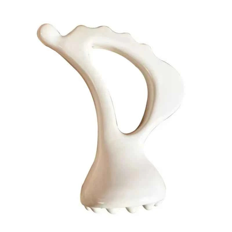 K-Beauty Ceramic Gua Sha – Hot & Cold Therapy Face Lifting & Depuffing Tool with Case