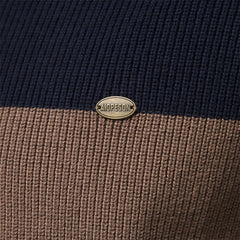 Men’s Patchwork Cotton Cardigan | Premium Full-Zip Autumn/Winter Sweater
