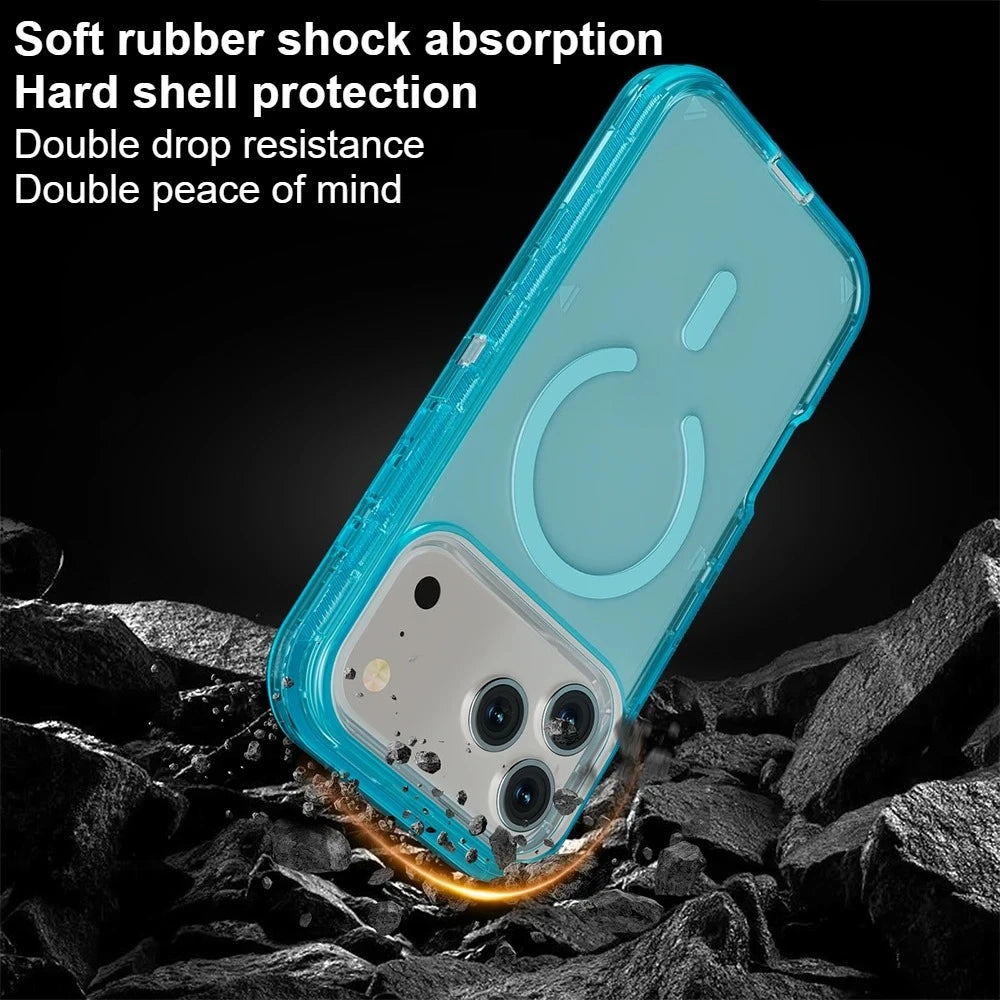Rugged OTT Armor MagSafe Clear Case – for iPhone 14 Series - Phone Cases & Covers