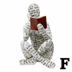 Abstract Reading Woman Sculpture by Snagg A Sculpture