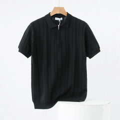 Vintage Knitted Polo | England Style Summer Business Casual