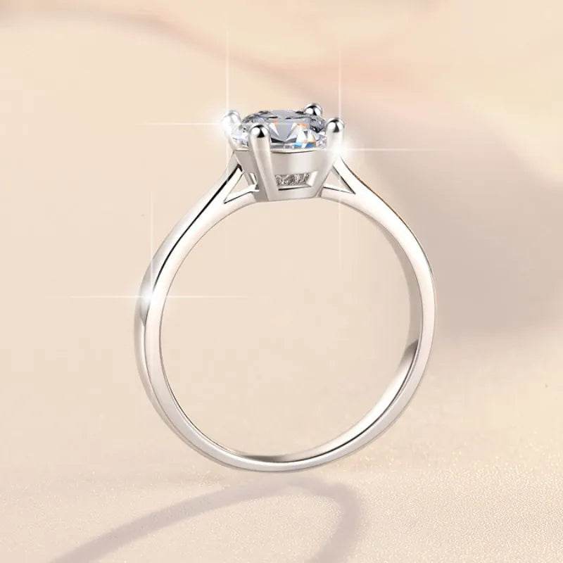 1–3ct Teal Moissanite Ring - SnaggIt