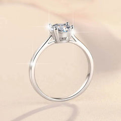 1–3ct Teal Moissanite Ring - SnaggIt
